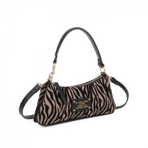 Τσάντα ώμου Vicky σε animal print