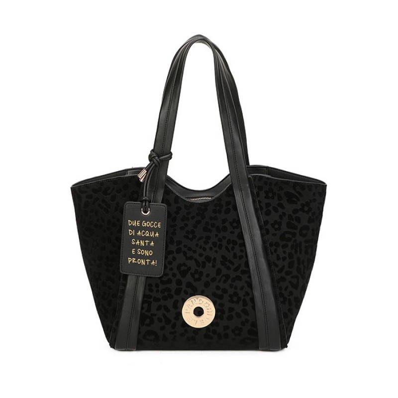 Le Pandorine "Vicky" animal-print shopping bag Bags