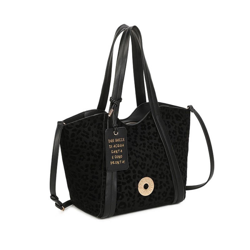 Le Pandorine "Vicky" animal-print shopping bag Bags