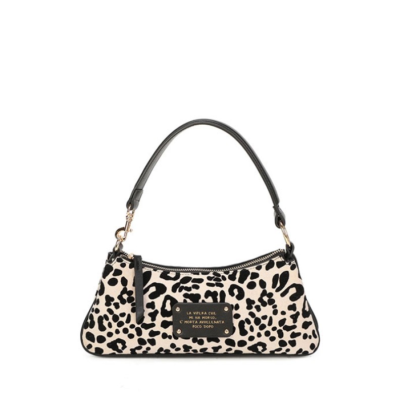 Τσάντα ώμου Vicky σε animal print Τσάντες