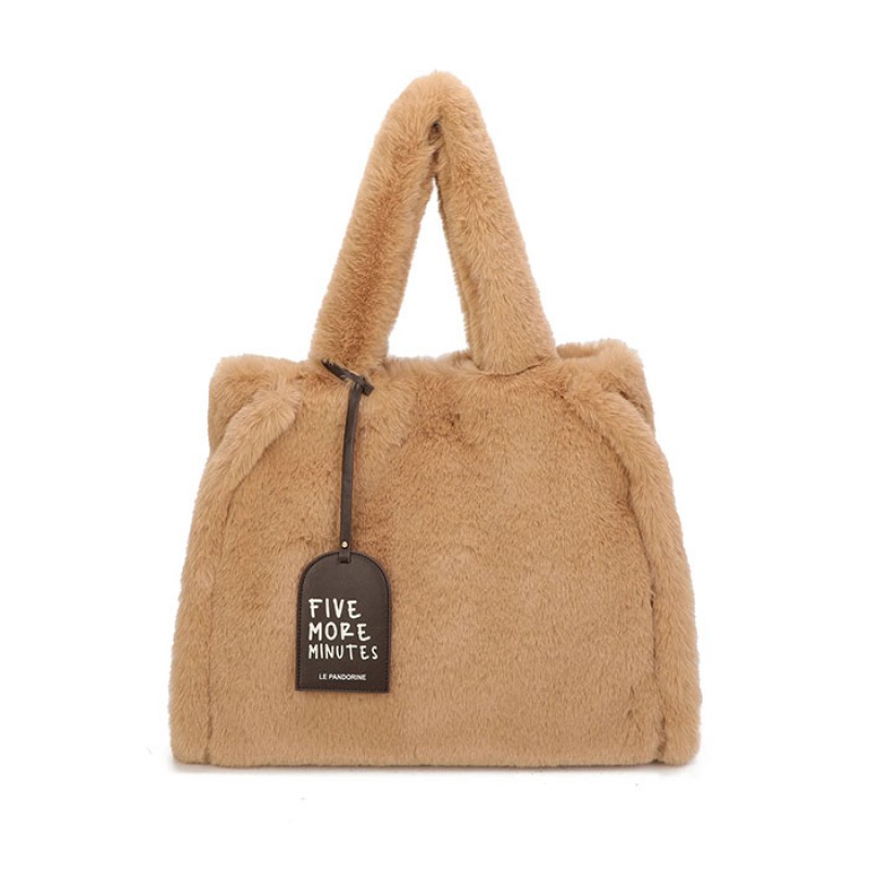 Large Helsinki faux fur shopper bag Bags