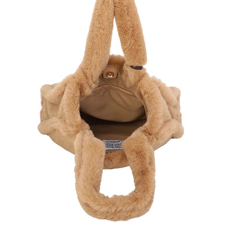 Large Helsinki faux fur shopper bag Bags