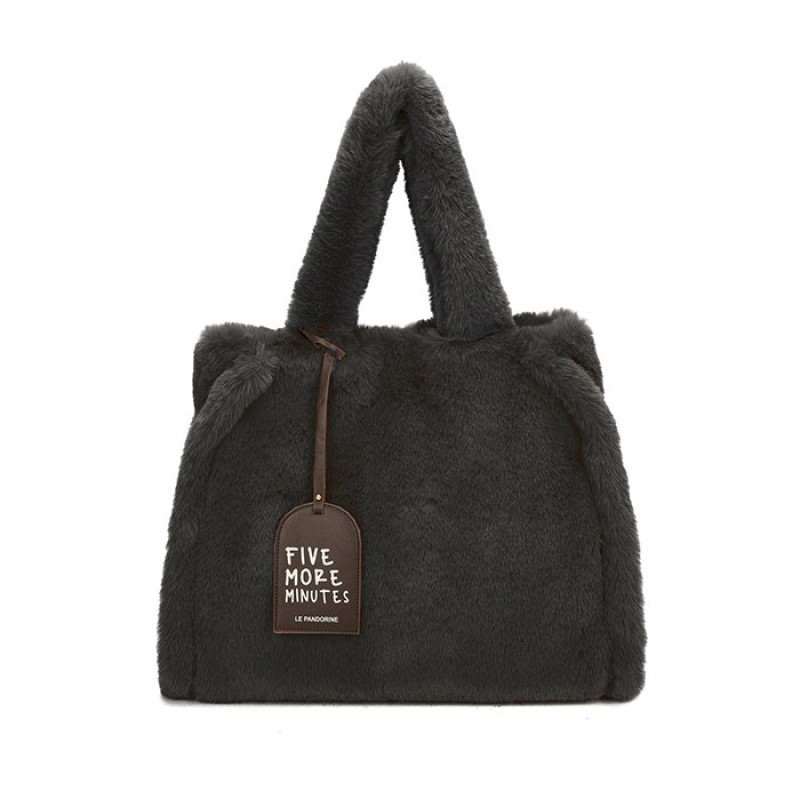 Large Helsinki faux fur shopper bag Bags