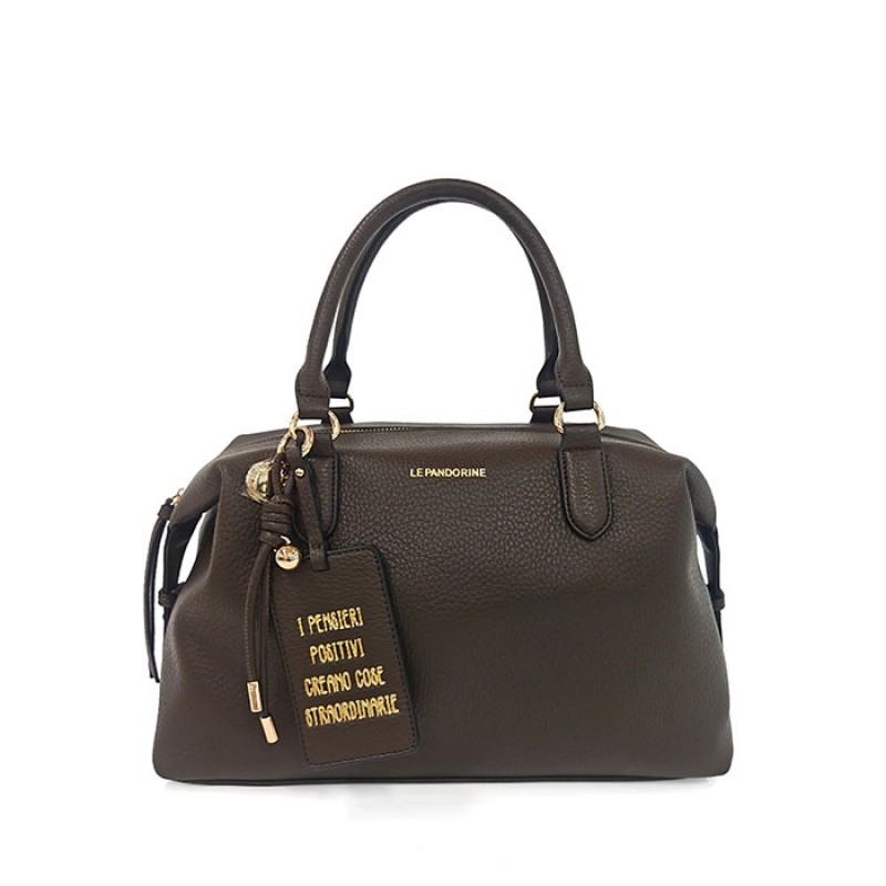 Le Pandorine "Chicago" large brown bag Bags