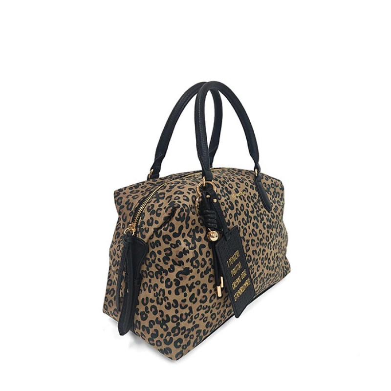 Le Pandorine Large Leopard Chicago Bag Bags
